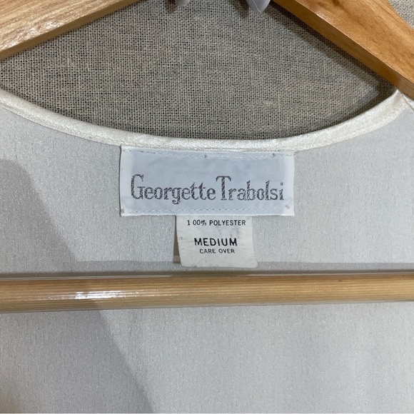 Georgette Trabolski Fringed Robe & Chemise Slip Set - Picture 3 of 16